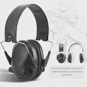 

Tactical 6s Noise Cancelling 21DB Tactical Shooting Headset Soft Padded Headset Shooting Hunting Airsoft Earphone