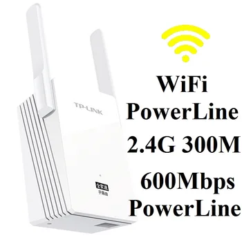 

TPLink Single Universal WiFi Extender 600Mbps Power Line Adapter Extender 2.4G WiFi Hotspot 300Mbps Wireless Extender Powerline