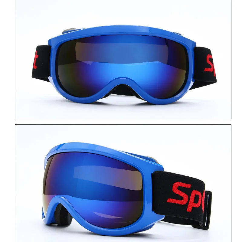 Blue frame blue На открытом воздухе для верховой езды, для альпинизма на открытом воздухе ветрозащитные Анти-туман с защитой от воздействия ультрафиолета в стиле "Для мужчин, очки для велоспорта - Цвет: Blue frame blue