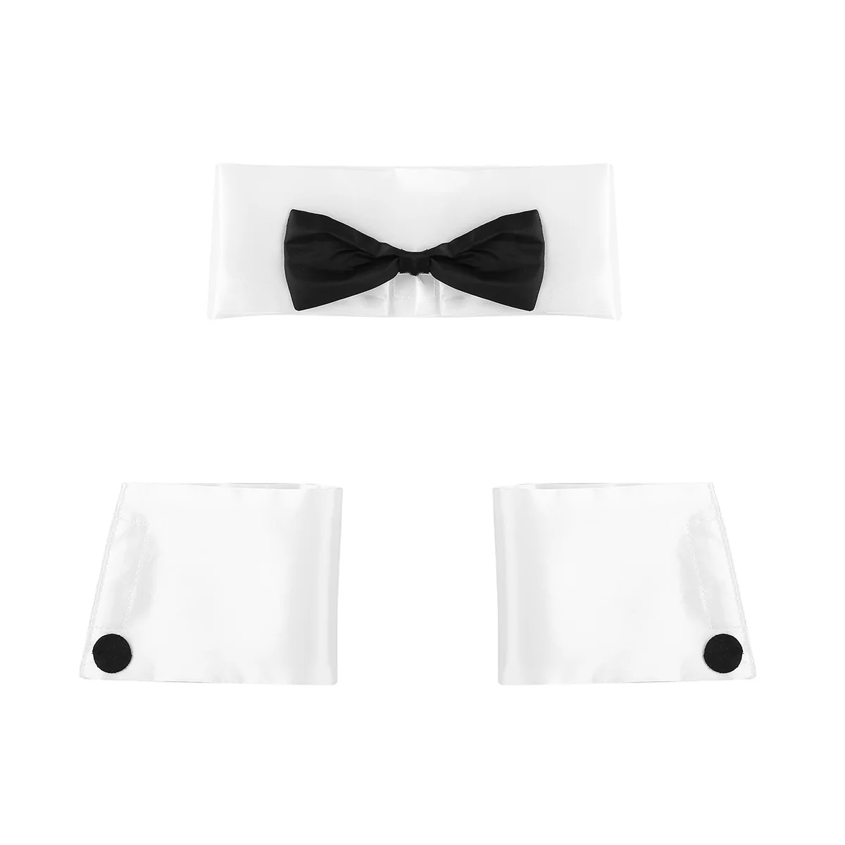 Mens Christmas Role Play Costume Sexy Lingerie Set Club Dance Outfits Collar Cuffs with Low Waist Shorts Underpants Underwear