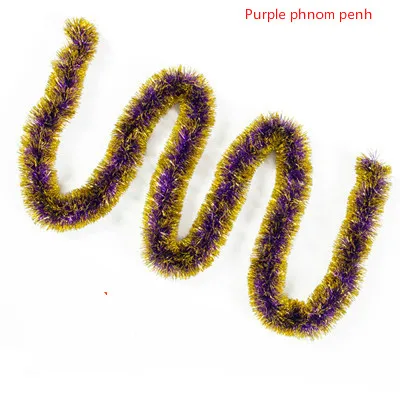 Purple phnom penh Рождественская гирлянда, рождественские украшения, различные стили, можно выбрать яркие Семейные Праздничные рождественские украшения - Цвет: Purple phnom penh