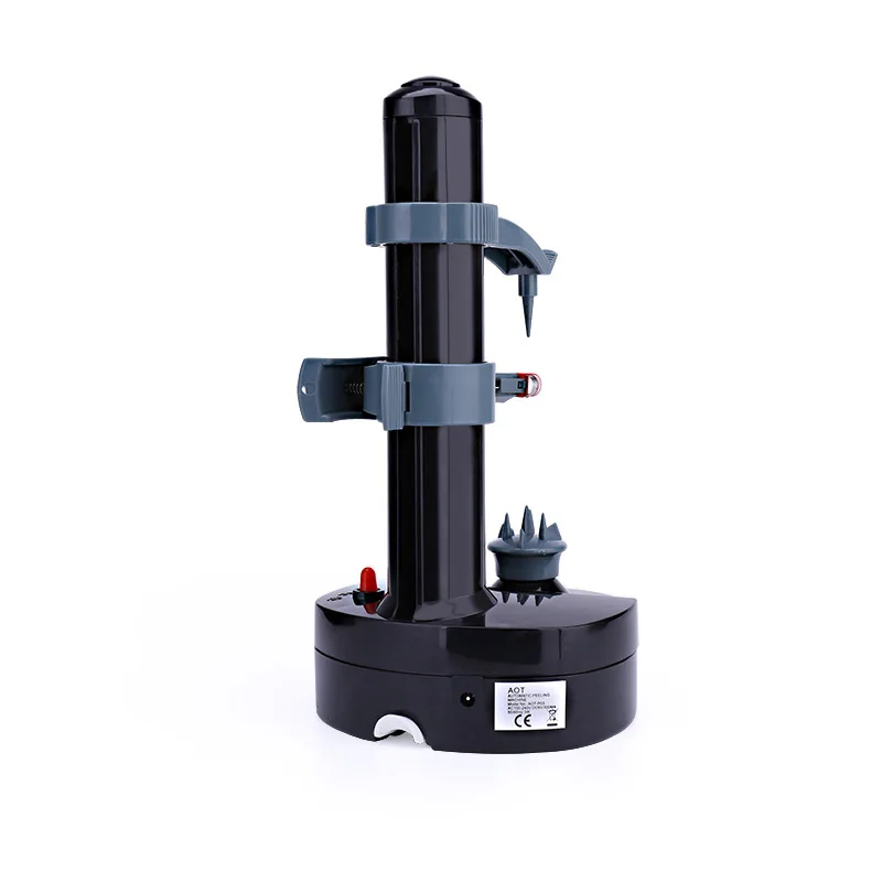 Черный Картофелечистка многофункциональная электрическая Овощечистка фрукты овощи Автоматическая электрическая Овощечистка из нержавеющей стали кухонные инструменты Новинка - Цвет: Черный