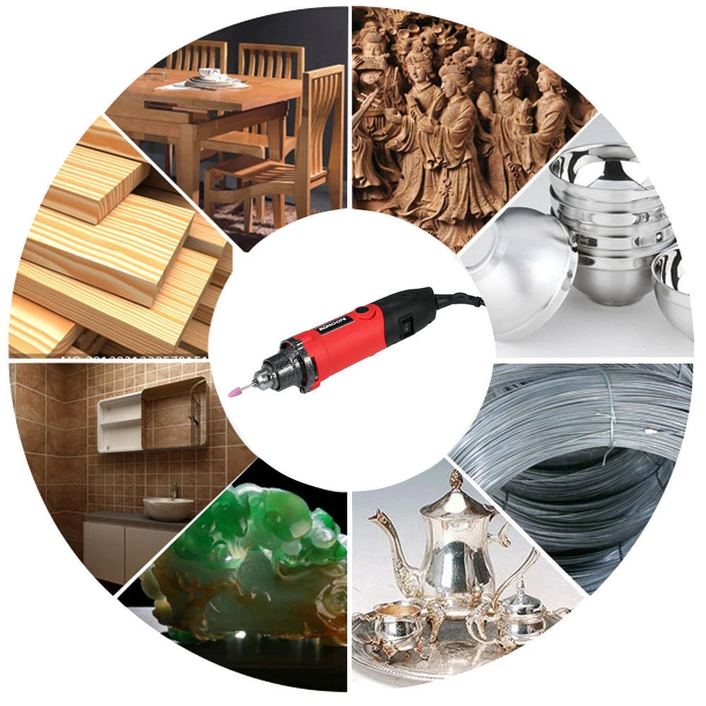 KKmoon мульти Функциональные электрические мясорубки Набор 6 Скорость переменной