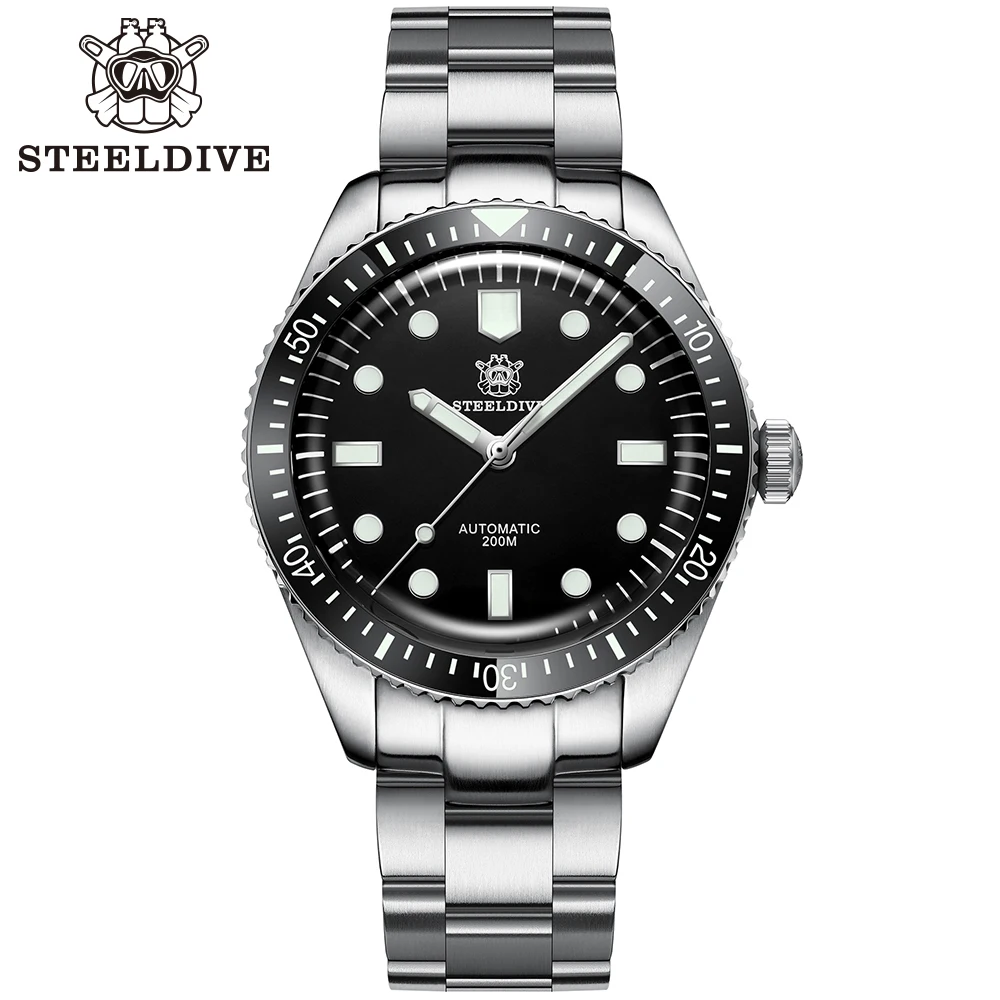 Часы мужские механические с автоподзаводом сапфировым стеклом Seiko-NH35 мм 200 |
