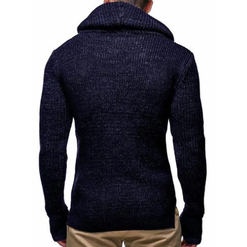 Мужская водолазка с завязками, неровный вязаный свитер, Мужской Повседневный тонкий пуловер большого размера 3XL, мужские свитера Джерси hombre