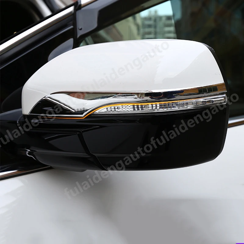2 шт для Ford Edge- автомобиль из нержавеющей стали заднего вида боковое зеркало крышка отделка полосы автомобиля Стайлинг