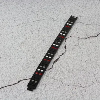 Escalus Men's Black Pure Titanium Magnetic Bracelet For Men 4in1 Magnets Negative Ions Germanium Health Bracelets Jewelry 3