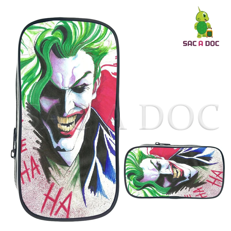 Сумка-карандаш для косметички Doc Joker, пенал для мальчиков и девочек, школьные принадлежности, сумка для путешествий, косметичка