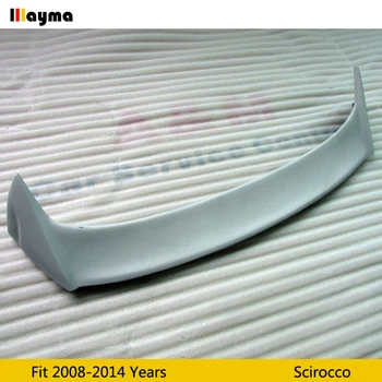 

OSIR Style Fiber glass Roof wing spoiler For Scirocco 1.4T O styling FRP Primer gray rear wing spoiler 2008-2013 year