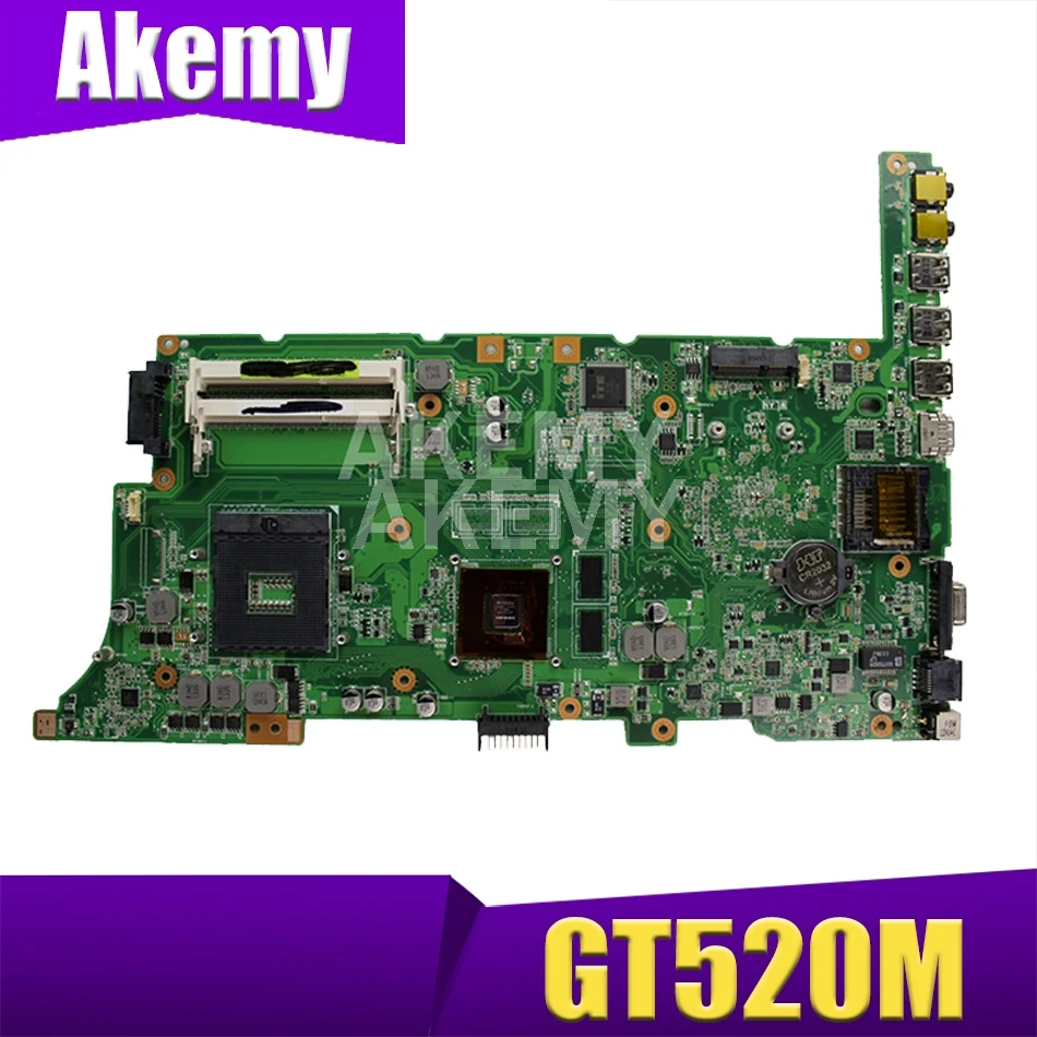 XinKaidi K73SD материнская плата для ноутбука ASUS k73sv k73sj k73sm X73S A73S 100% ok GT520M 1 Гб |