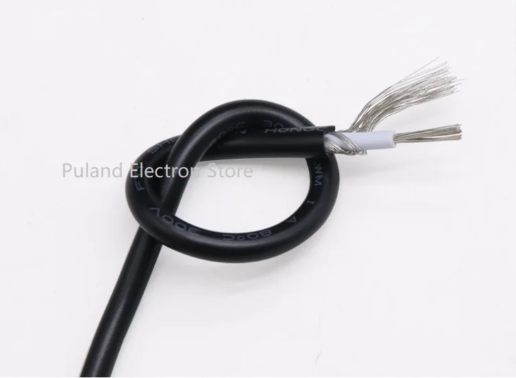 UL1185 экранированный провод 24AWG 22AWG 20AWG одножильный звуковой канал сигнальный кабель усилитель Электрический медная линия ПВХ изоляцией черный