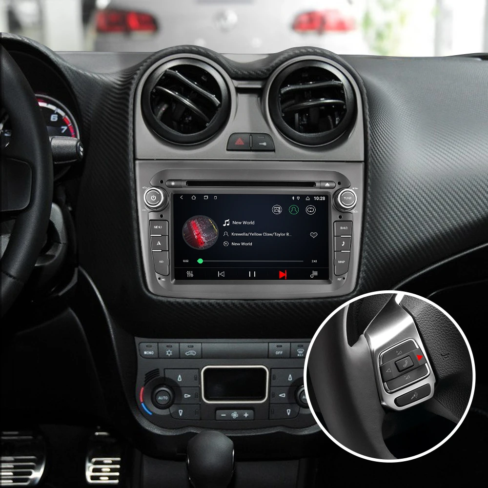 Isudar 1 Din Авто Радио Android 9 для Alfa rom eo Mito 2008-CANBUS Автомобильный мультимедийный Видео DVD gps Восьмиядерный rom 32 ГБ USB DVR DSP