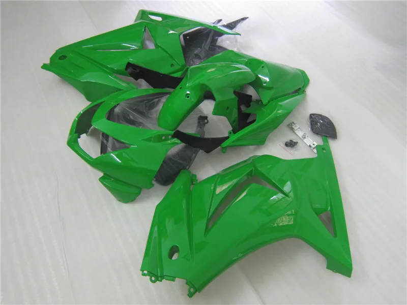 Подходит для Kawasaki Ninja 250r 2008- обтекатель комплект EX250 08 09, 10, 11, 12, Обтекатели литья под давлением зеленый S94