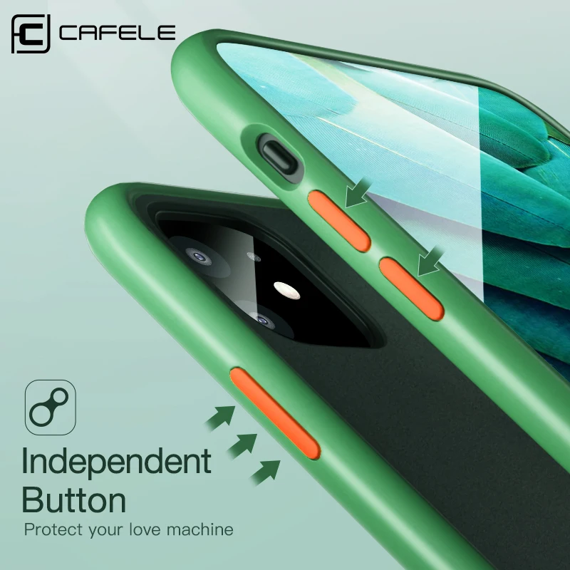 CAFELE чехол для телефона для iPhone 11 Pro Max мягкий TPU кромка с Жесткий чехол-накладка из ПК чехол Бизнес телефон чехол для нового iPhone 5,8/6,1/6,5