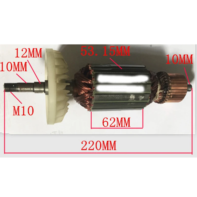 AC220 230V Armature Rotor Replace for Hitachi G18SE3 G23MR G18MR Angle