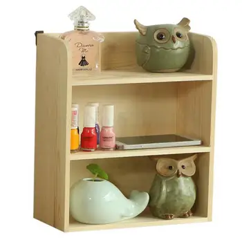 

Creative Wooden Multi-layer Desktop Receipt Box Cosmetics Solid Wood Shelf Receipt Cabinet Office Desktop Receipt Of Sundries