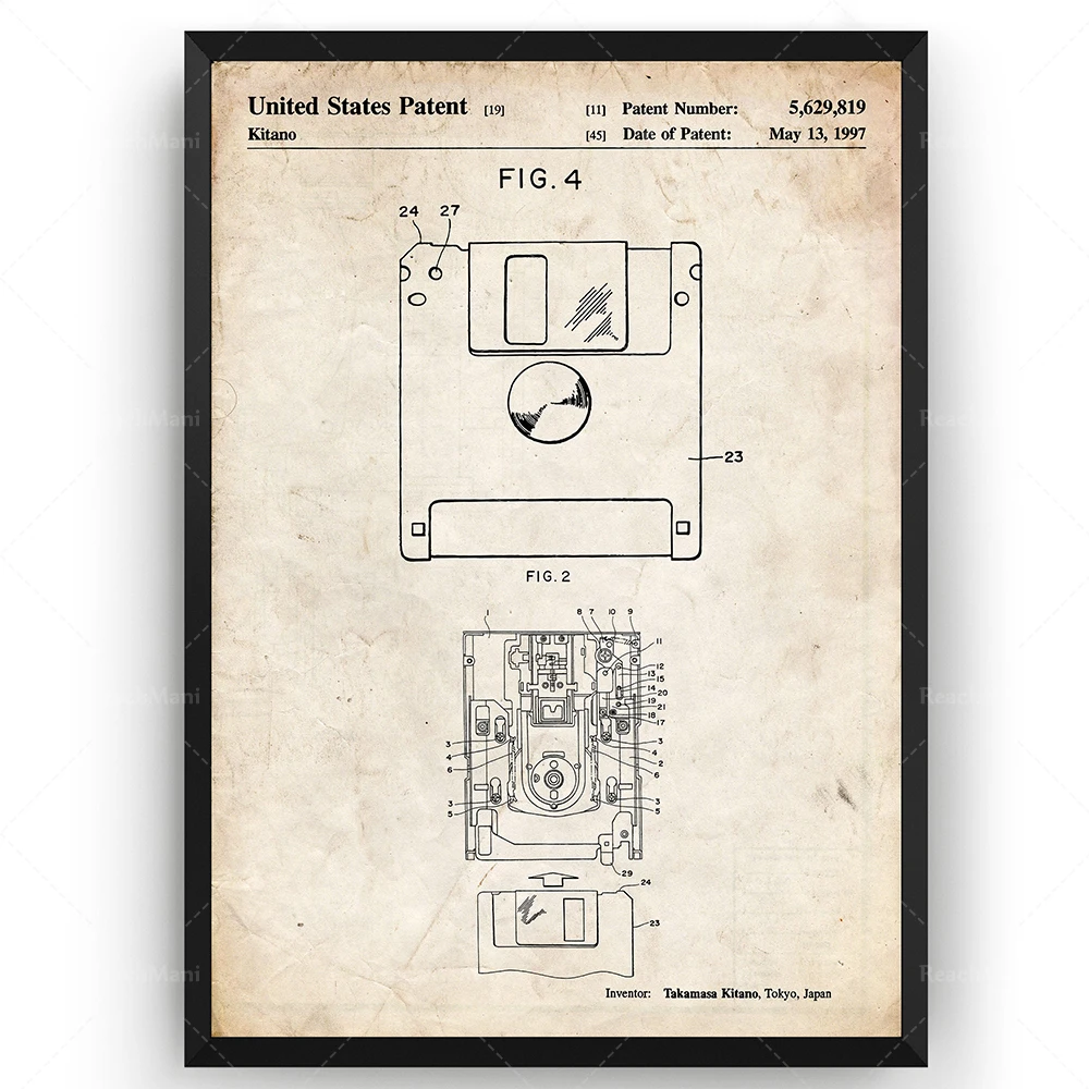 Floppy Disk Wall Art