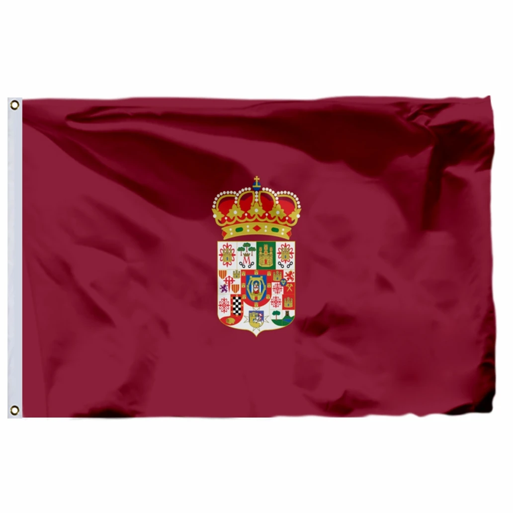 Banner 3x5 ft with Hole Malaga Flags 90 x 150 cm AZ FLAG Province of Málaga Flag 3' x 5' for a Pole