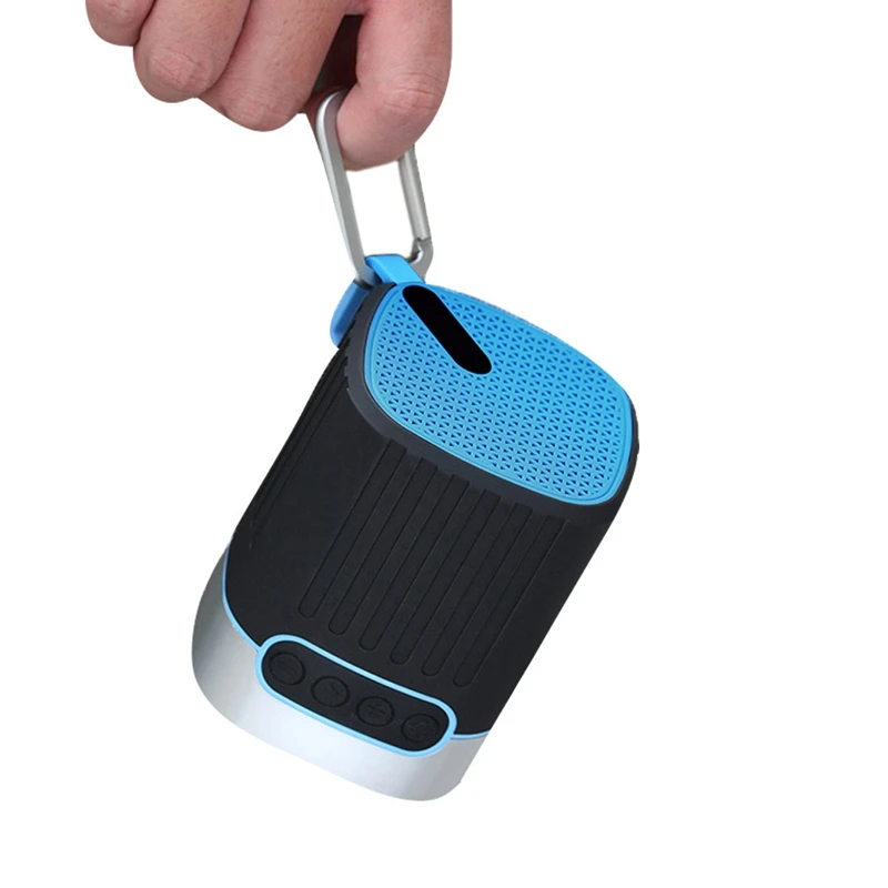 Полностью светодиодное освещение водонепроницаемый Bluetooth динамик Портативный Открытый спортивный динамик s 3D объемный стерео шокирующий тяжелый бас с Fm R