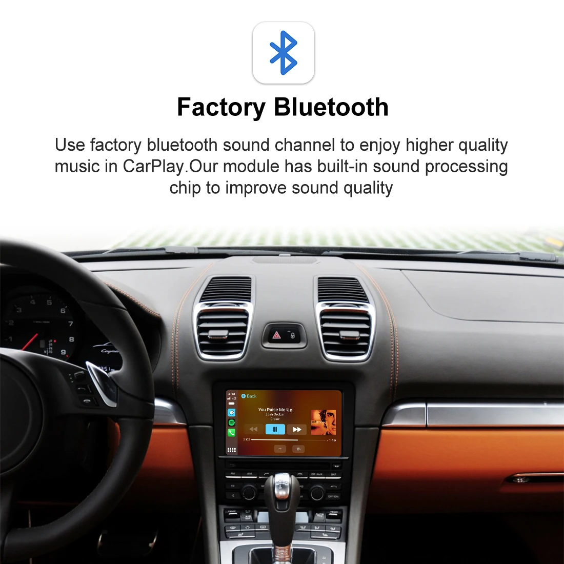 JoyeAuto Wireless Apple Carplay For Porsche 911 Bosxter Cayman Macan Cayenne Panamera PCM3.1 CDR3.1 PCM4.0 Android Auto Module
