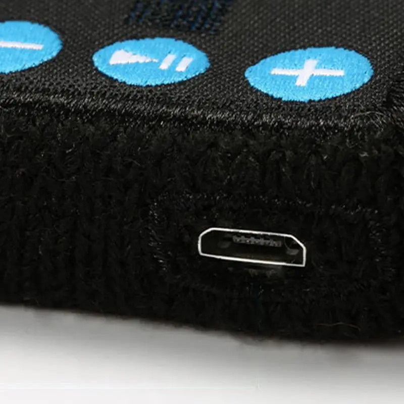 Наушники Беспроводные Bluetooth музыкальная повязка вязаная тюрбан маска для глаз спальный и спортивный головной убор ультра-тонкий стерео динамик