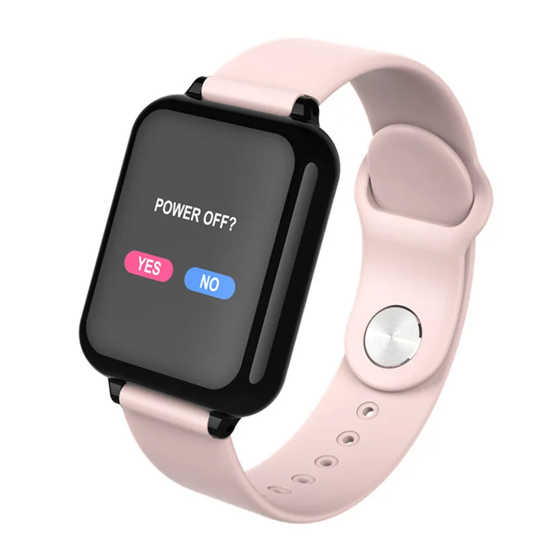 Pink B57 Смарт-часы IP67 водонепроницаемые Смарт-часы монитор сердечного ритма несколько спортивных моделей фитнес-трекер для мужчин и женщин - Цвет: Pink