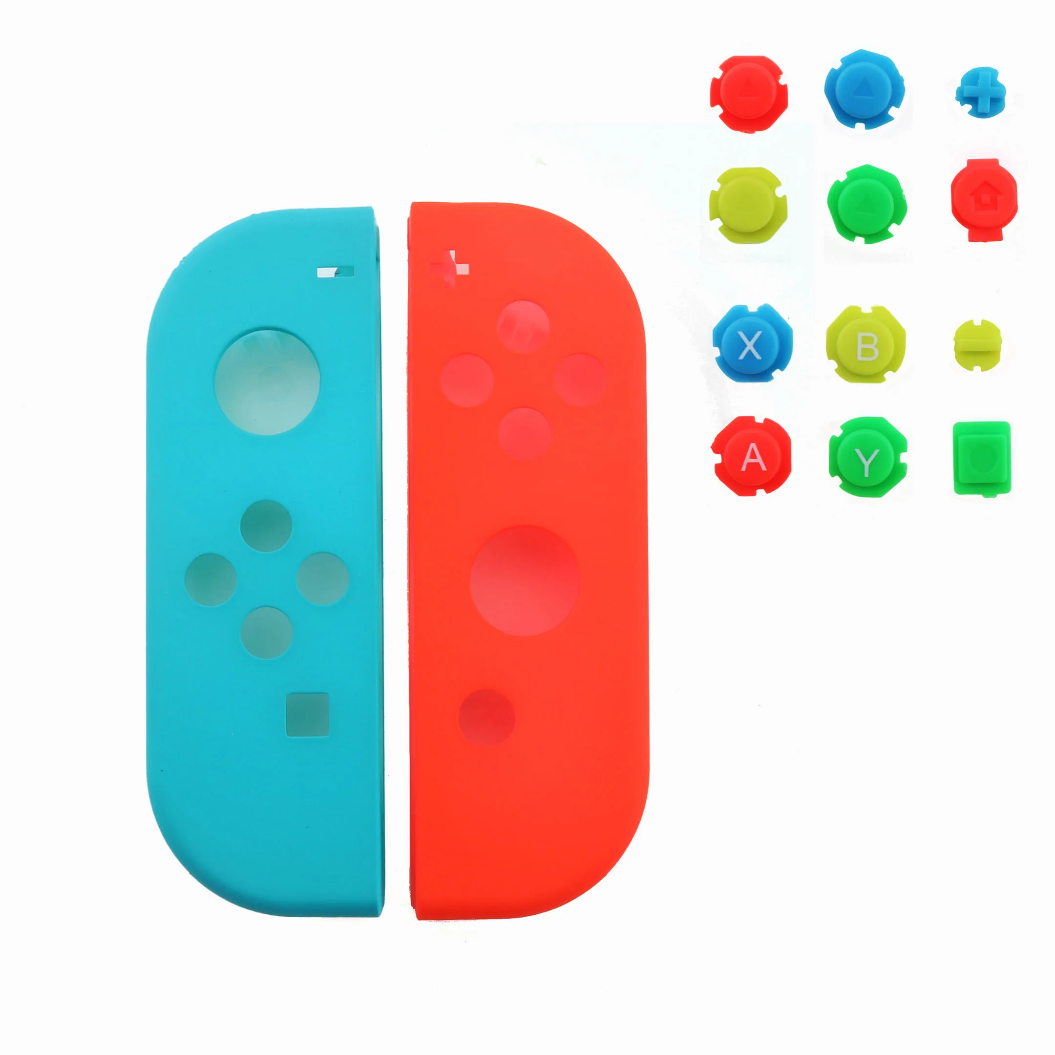 DL YuXi Пластиковый корпус для Kind переключатель NS JoyCon контроллер DIY замена корпуса Корпус правый левый чехол и кнопки ABXY D-Pad - Цвет: DL