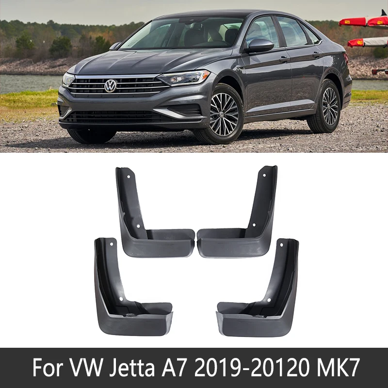 Для Volkswagen VW Jetta A6 A7 5C6 Mk6 MK7 6 7 2011~ крыло грязи брызговик ЛОСКУТ аксессуары для брызговиков 2012 - Название цвета: 2019-2020 A7
