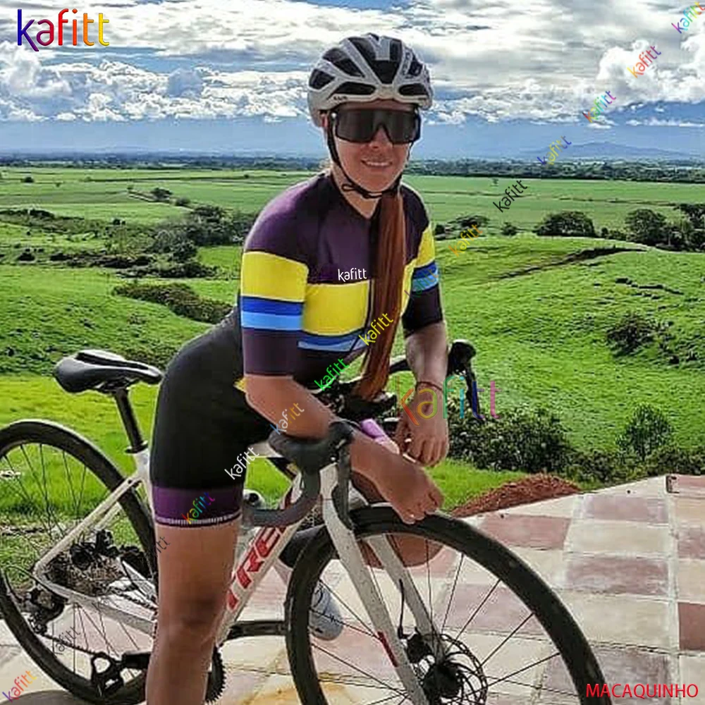

Macaquinho Ciclismo Women's Cycling Monkey Short Sleeve Jumpsuit Summer Bike Clothing Dresses With Free Shipping