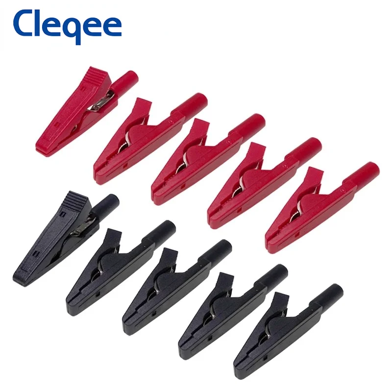 Generic Cleqee P2009 Insulated Alligator Clips With 2mm Socket Jumia