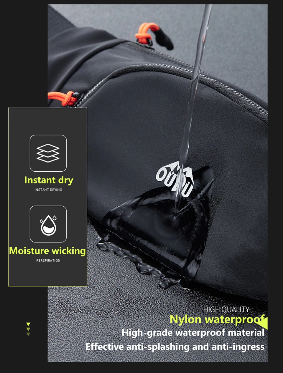 Running Waist Bag Waterproof Sports Belt Gym Bag Phone Holder for Women Men Hold Water Bicycle Run Belt Waist pack Wallet