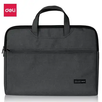 

Deli briefcase Multi-function durable Multi-function lap double layer Office officially work good File Bag Briefcase