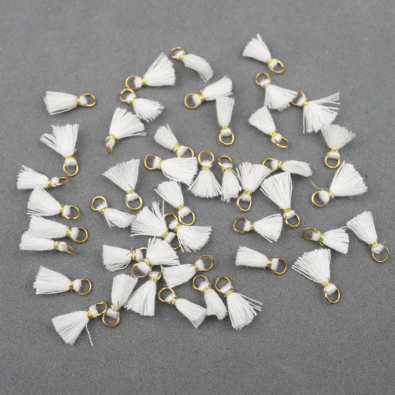 White tassels