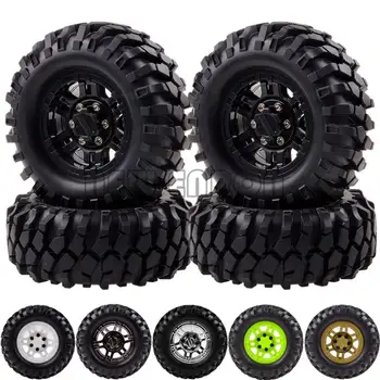 

NEW ENRON 4P 1.9 Beadlock Wheel Hub Rims & 108MM Tyre Tires RC 1:10 1/10 Rock Crawler For Gmade Axial SCX10 SCX10 II 90046 90047
