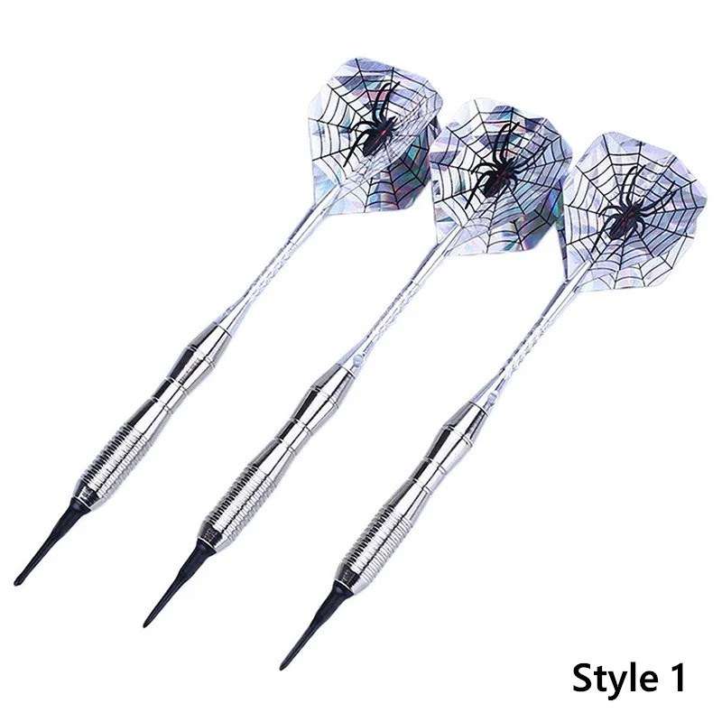 Style 1 3 шт./компл. электронные профессиональные дротики 17g безопасный мягкий наконечник Дартс для взрослых снятие стресса - Цвет: Style 1