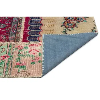 

Handmade Natural Vintage Patchwork Area Rug 190x284 Cm-6'3''X9'4''