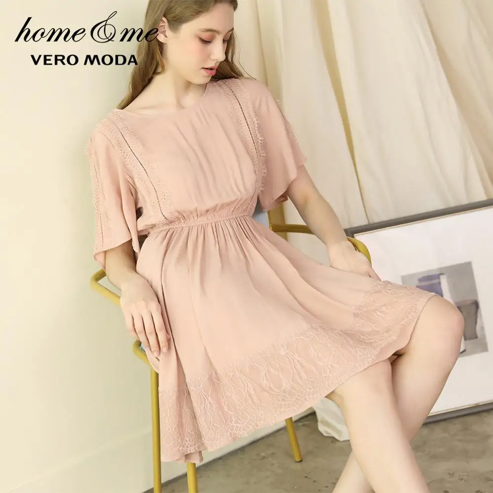 Vero Moda Новое поступление кружевное эластичное Ночное платье с высокой талией | 31926Z558