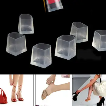 

1 Pairs High Heel Protectors Latin Stiletto Dancing Covers Heel Stoppers Antislip Silicone High Heeler Accessories Toiletry Kits