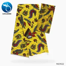 LIULANZHI шифоновые ткани оптом 4+ 2 ярдов африканская Модальная ткань шифон принты ткань для женщин платье ML9X18-ML9X82