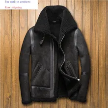 Мужская куртка из натуральной кожи, короткое зимнее пальто, мужская куртка из натуральной кожи, винтажные мотоциклетные куртки 5265 KJ3291