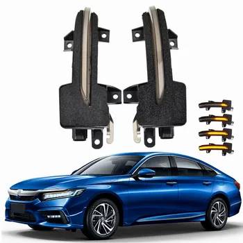 

LED Dynamic Sequential Blinker Side Door Rear View Mirror Turn Signal Trending Indicator for Honda Accord Inspire 2018 2019