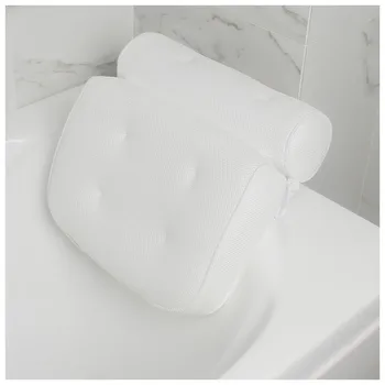 

Bath Pillow Bathtub Spa Pillow Non-slip 6 Large Suction Cups for Perfect Head Pillow Neck Bathtub Cushion Bathroom Supply
