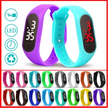 

Hot cute silicone watch children girl girls crystal dress electronic watch Relojes Mujer