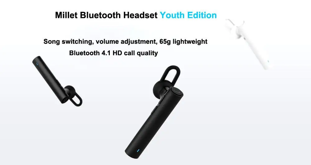 Xiao mi Bluetooth Youth Edition наушники гарнитура Bluetooth 4,1 Xiaomi mi LYEJ02LM наушники встроенный mi c Handfree