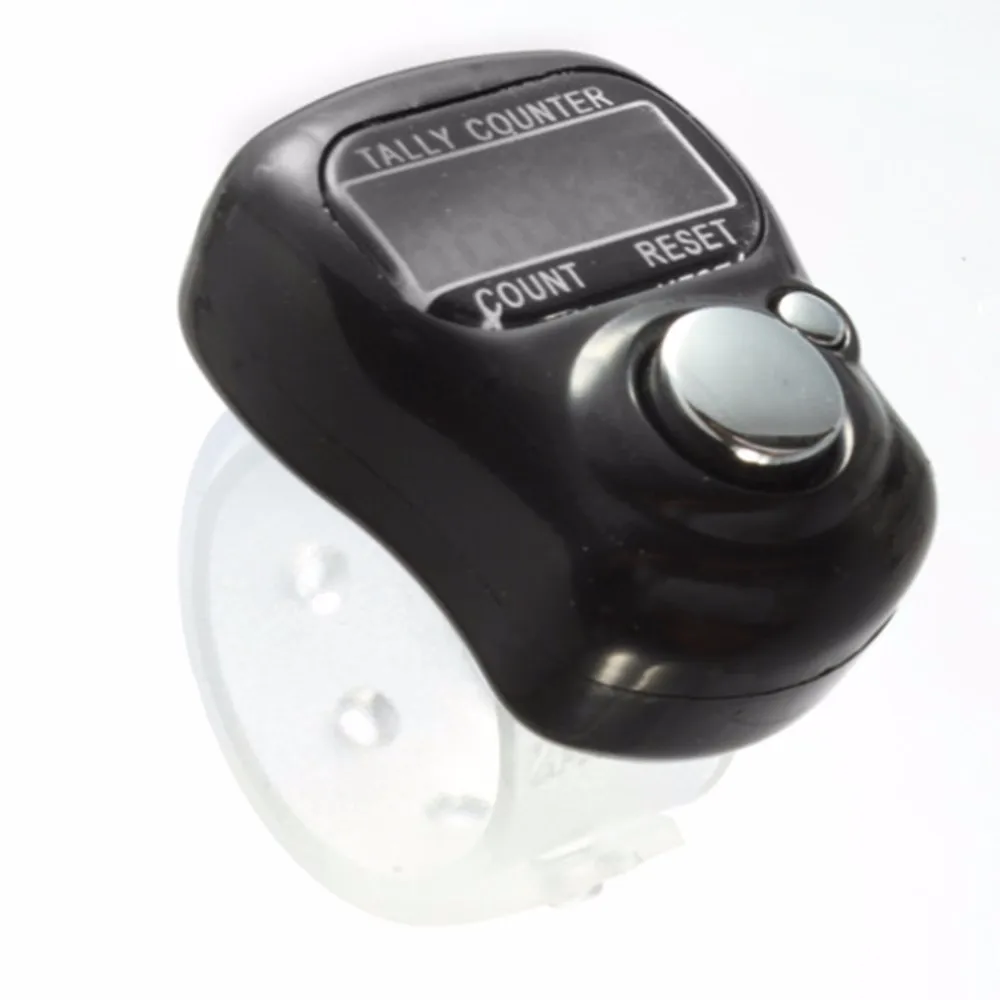Mini 5-Digit LCD Electronic Digital Golf Finger Hand Held Ring Tally Counter