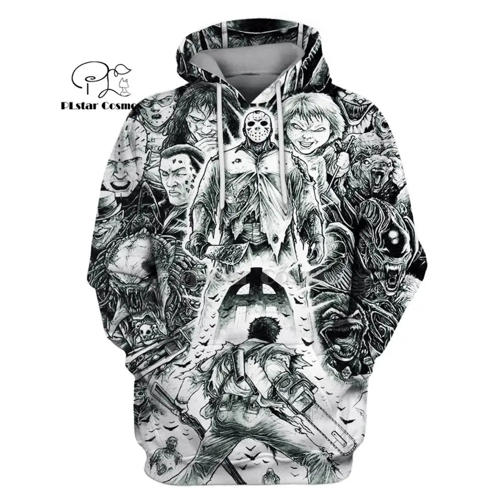 

PLstar Cosmos Horror Hippie 3d hoodies/shirt/Sweatshirt Winter autumn funny Harajuku Long Christmas Halloween streetwear