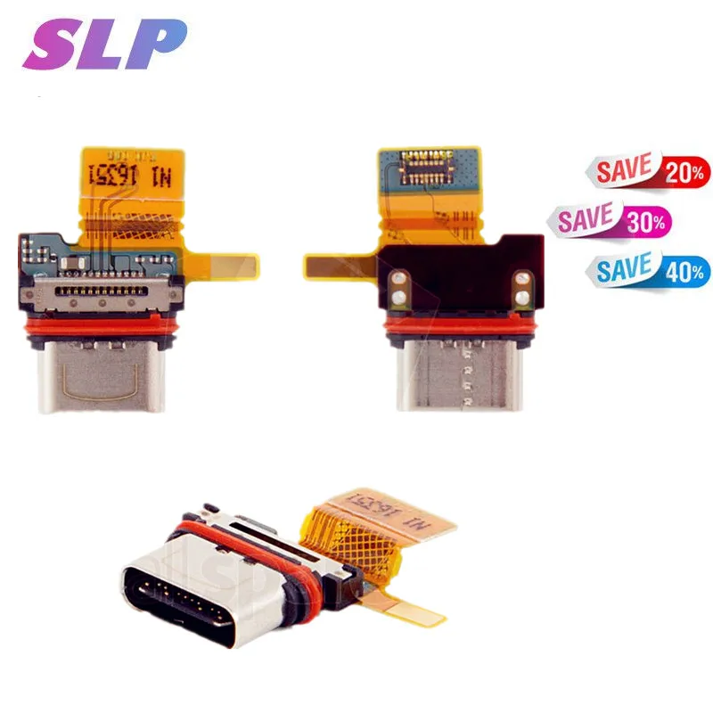 

NEW Flat Cable for Sony F5321 Xperia X Compact Cell Phone Flexible Flat Cable Ribbon (charge connector USB type C) Free shipping