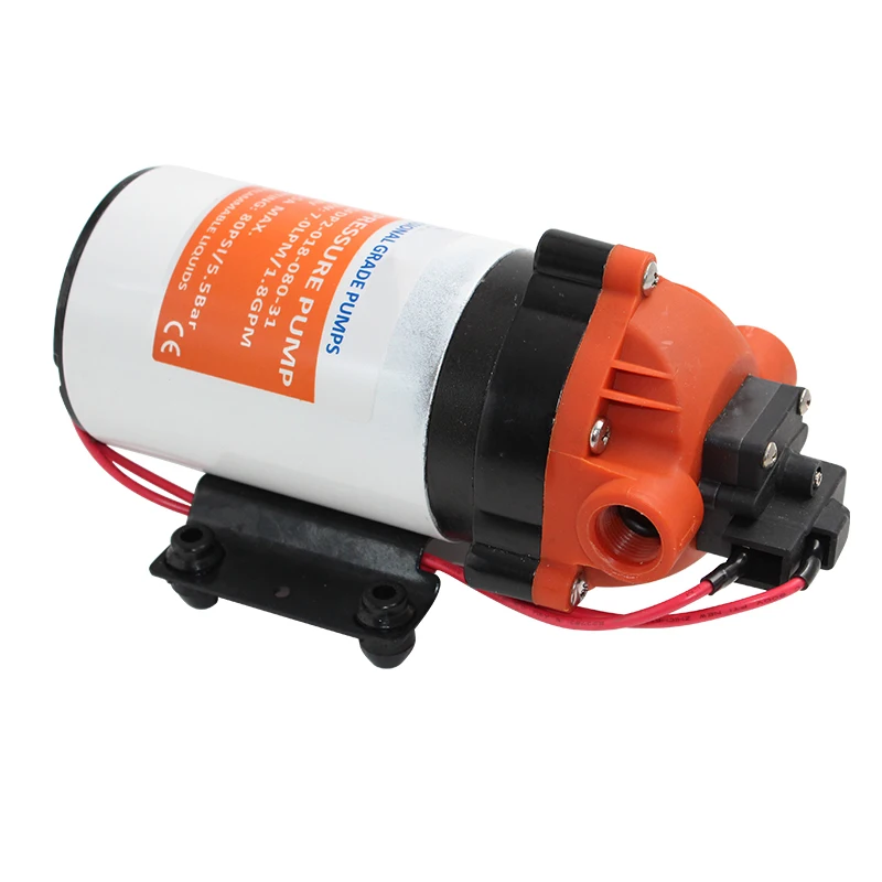 DC 12V 24V 7LPM воды Давление Self-подкачивающий мембранный насос для Караван/RV/лодка/морской катер