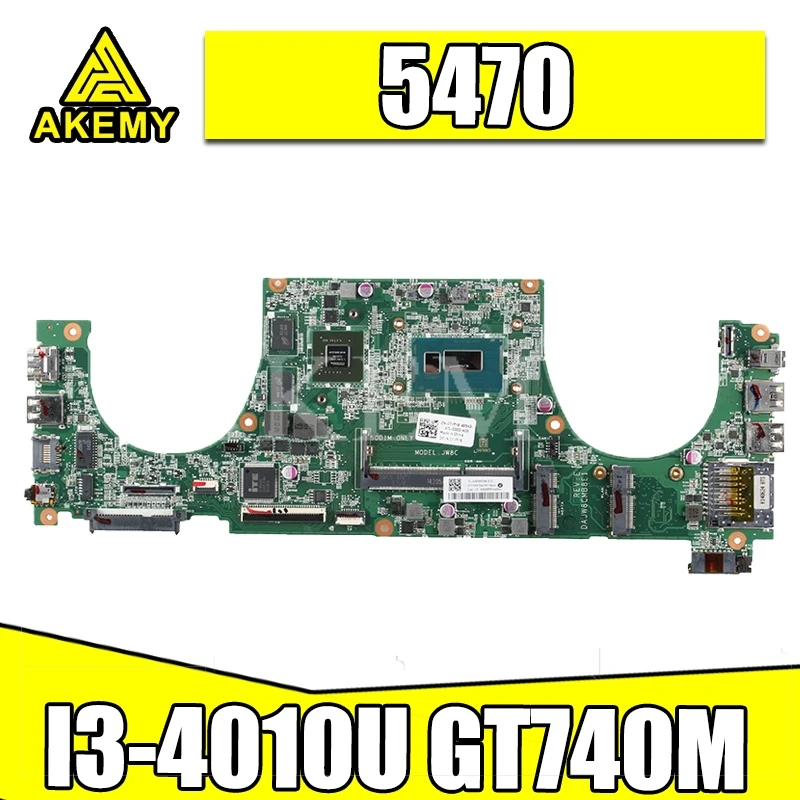 DAJW8CMB8E1 14-5470 Laptop motherboard For DELL Vostro 5470 original mainboard I3-4010U GT740M | Компьютеры и офис