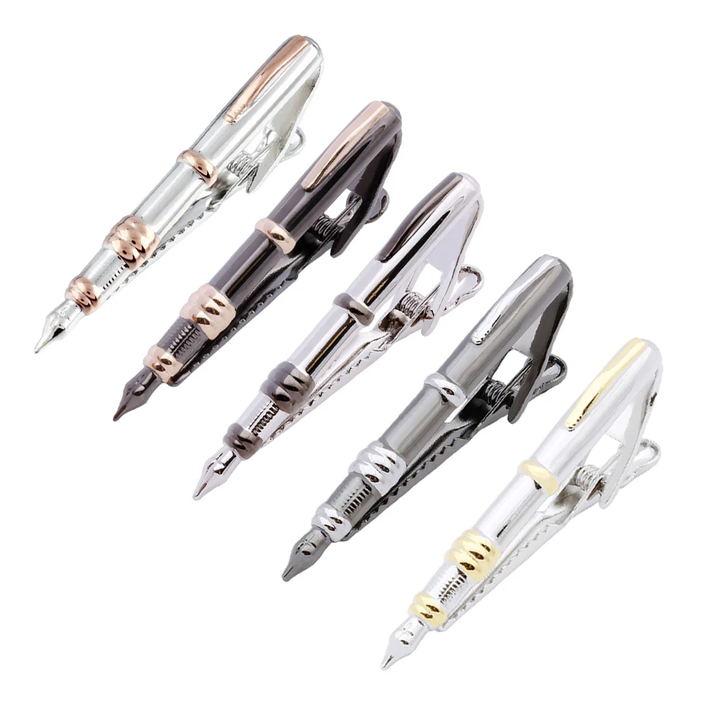 

HAWSON Unique Pen-Shaped Tie Clip 2.1 Inch Designed for Men's Wedding, Business and Other Occasions